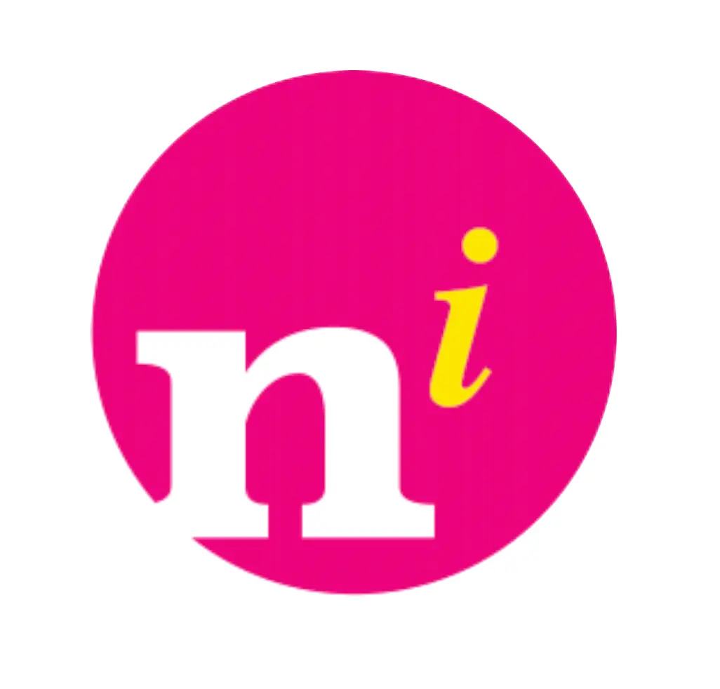 Northcott innovation logo with a pink circle containing a large white 'n' and a small yellow 'i'