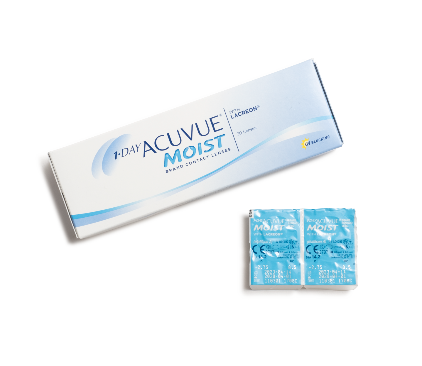 1-Day Acuvue Moist 30pk contacts 