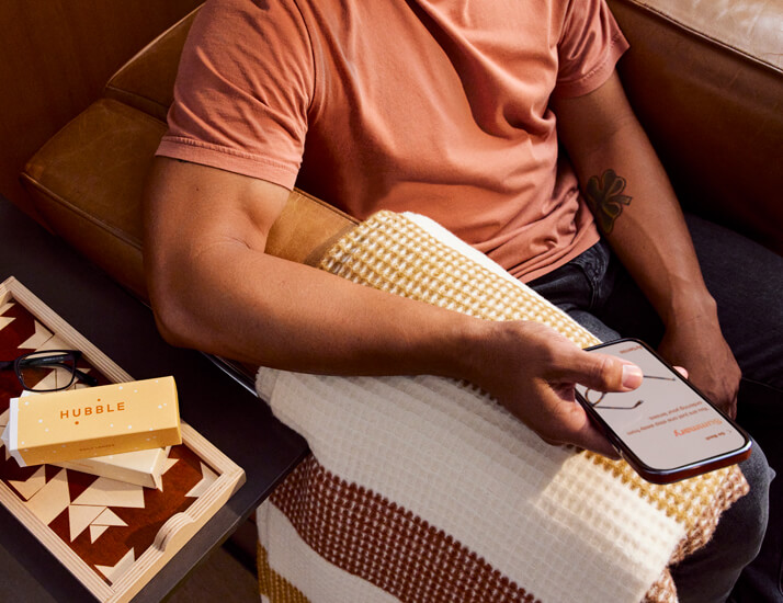 Easily searching the Hubble Contacts website on your phone