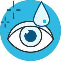 Eye With Drop Illustration