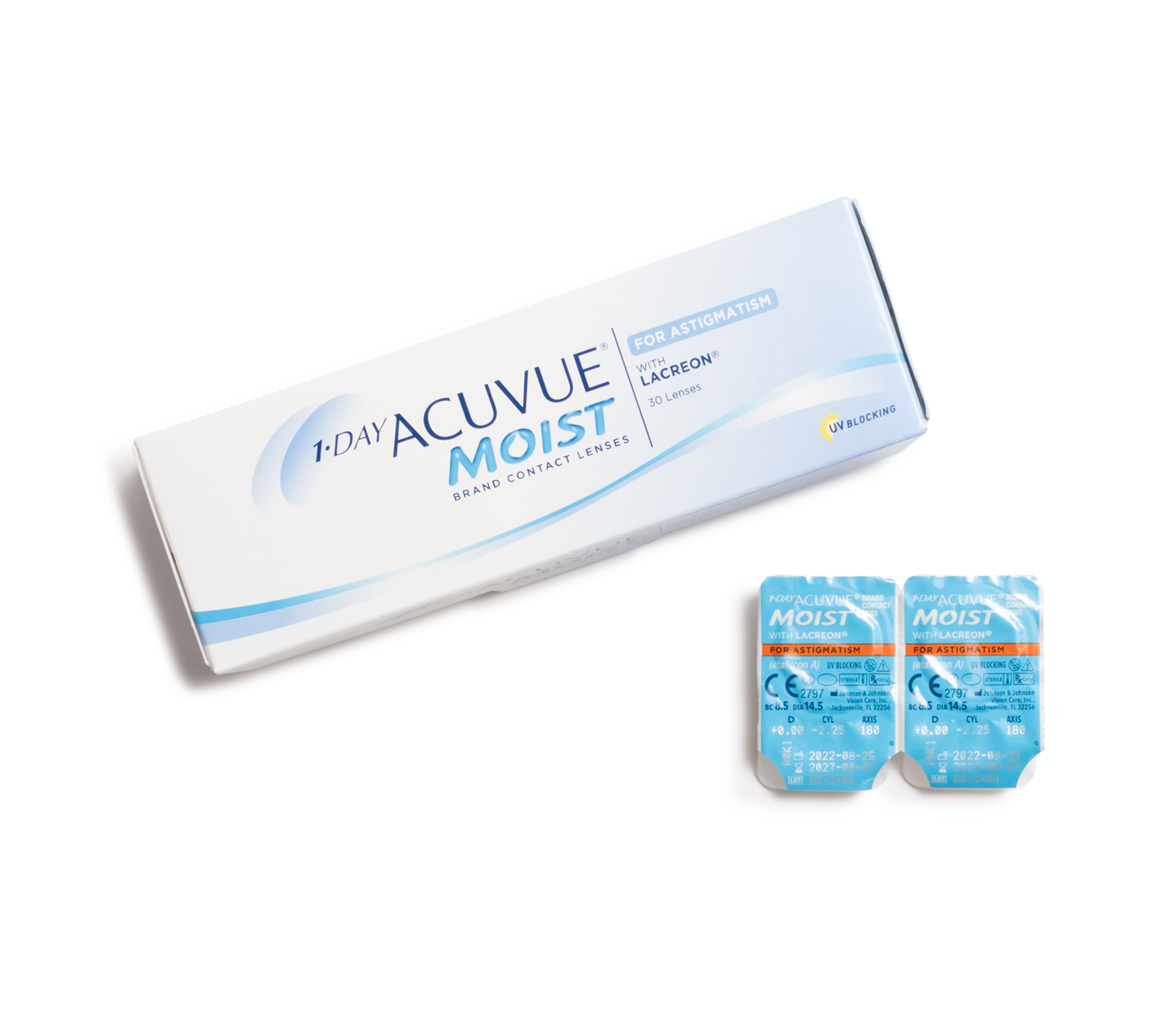 1-Day Acuvue Moist for Astigmatism 30pk contacts 