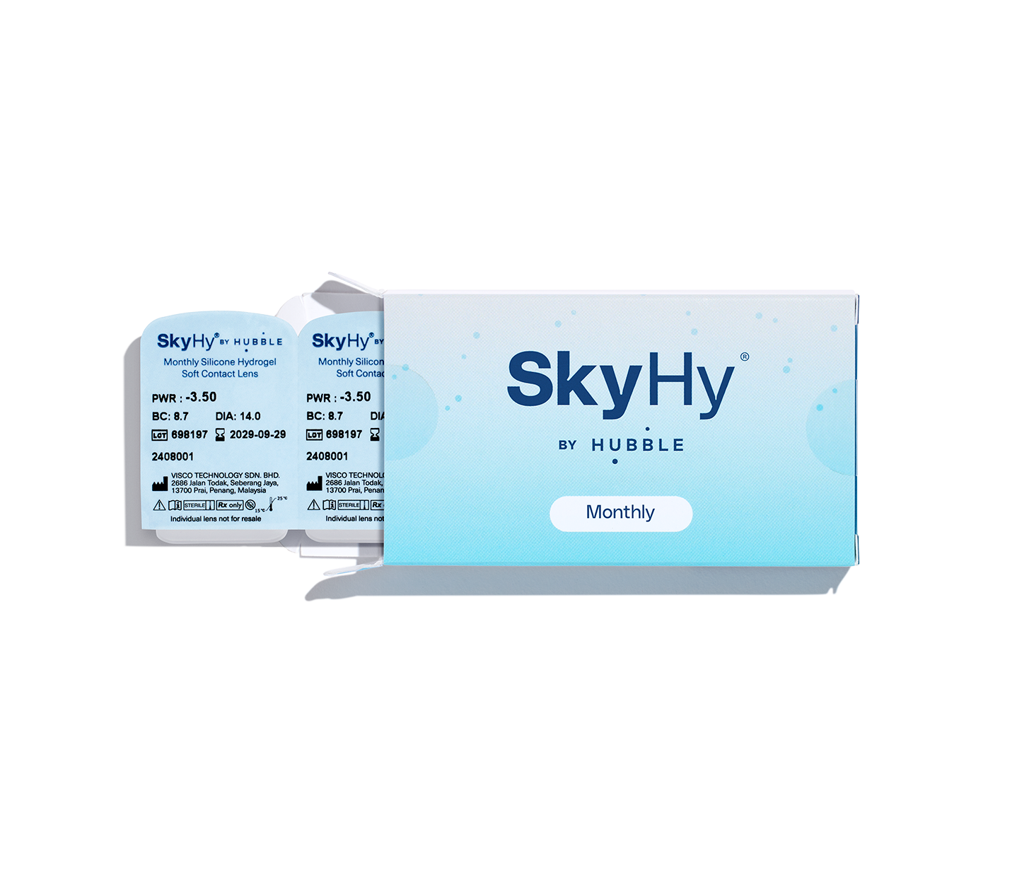 SkyHy by Hubble<sup>®</sup> Monthly Contact Lenses contacts