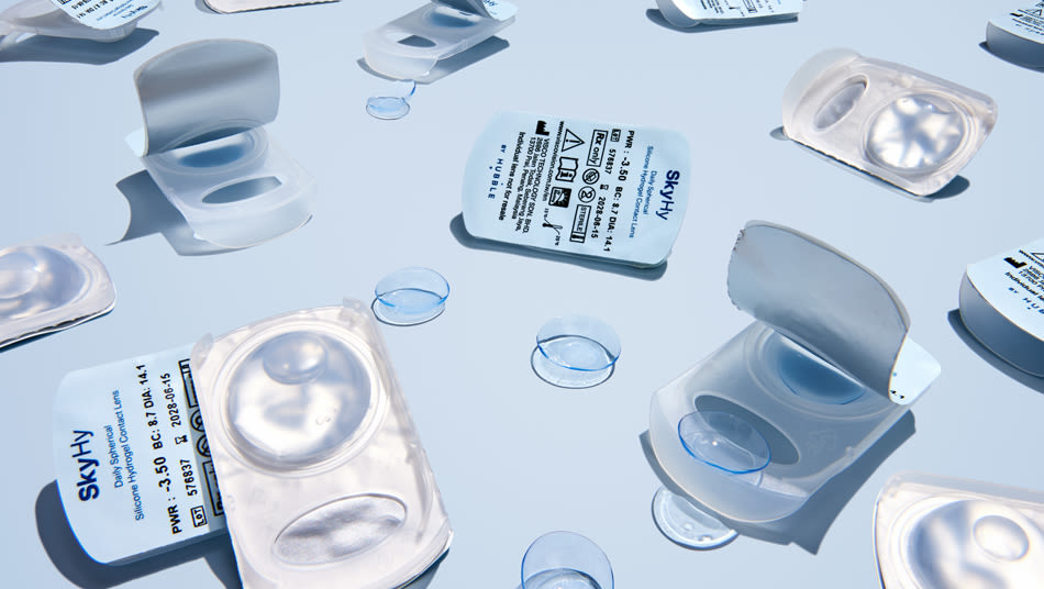 SkyHy by Hubble Contact Lenses daily prescription breathable contacts