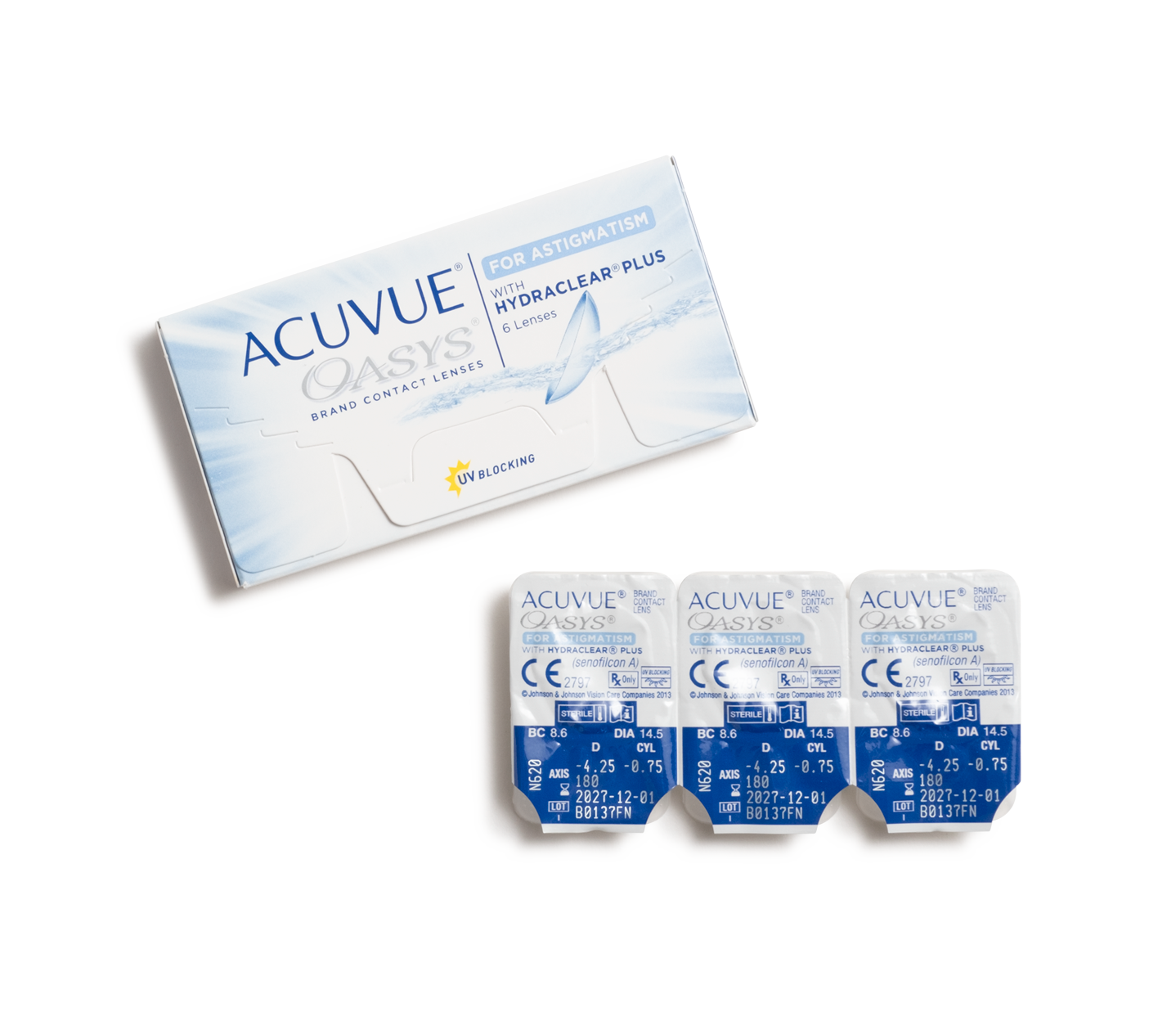 Acuvue Oasys for Astigmatism 6pk contacts 