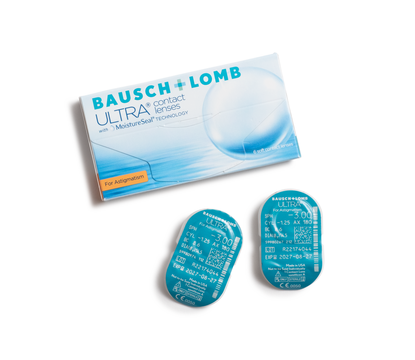Bausch + Lomb ULTRA for Astigmatism 6pk contacts 