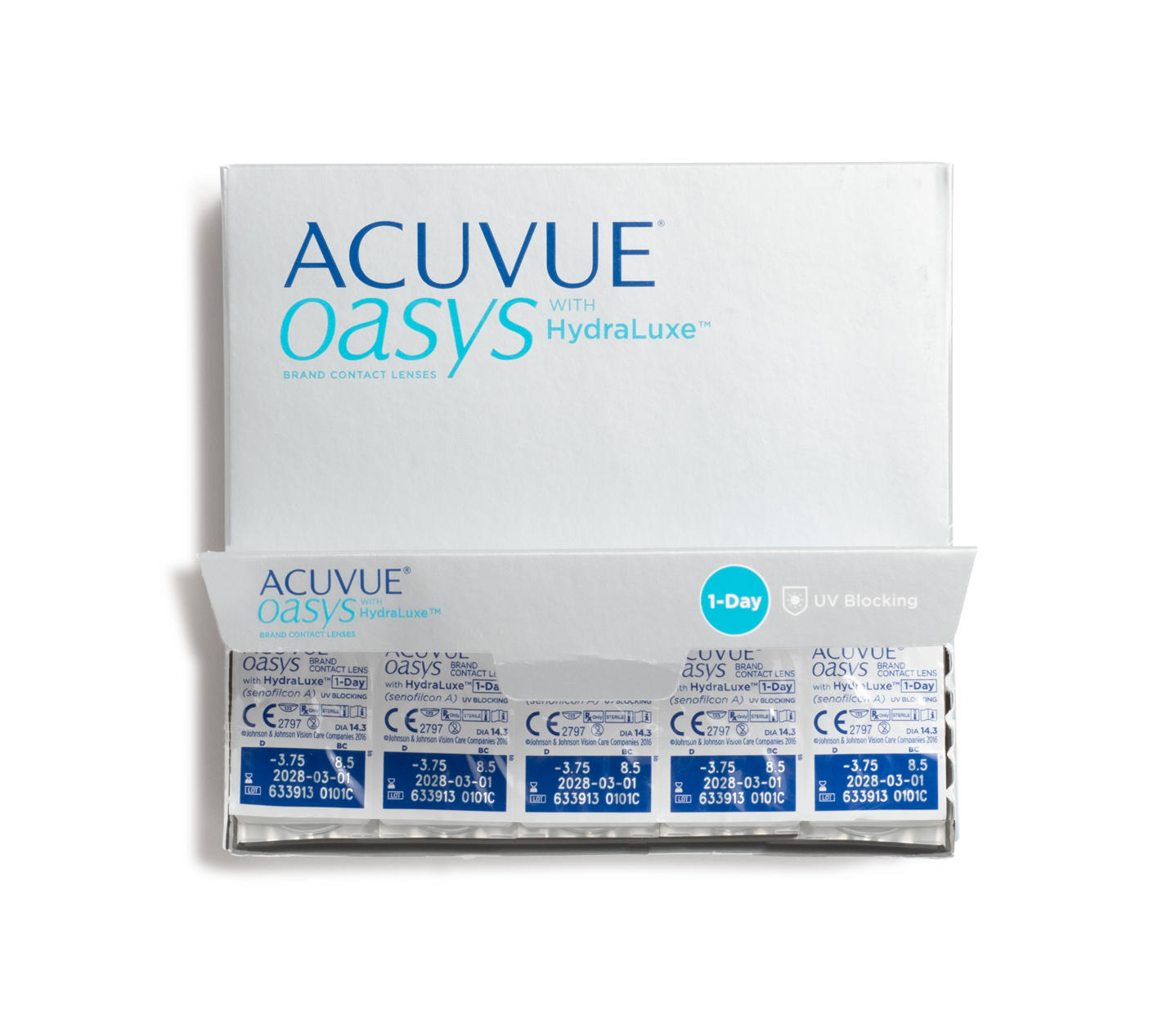 Acuvue Oasys 1-Day with Hydraluxe 90pk contacts 