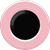 Matte Eclipse with Blush Trim Eyeglass Frame Color