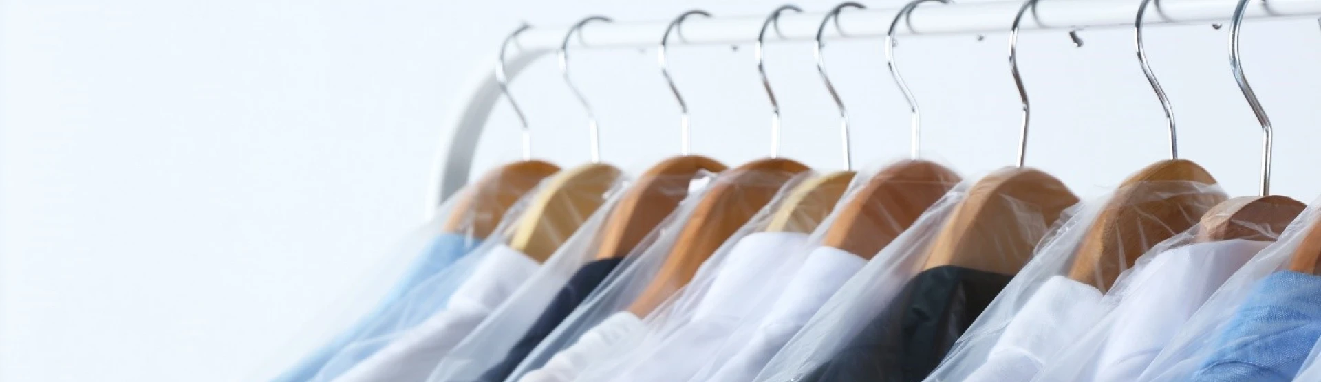 Dry-cleaned shirts