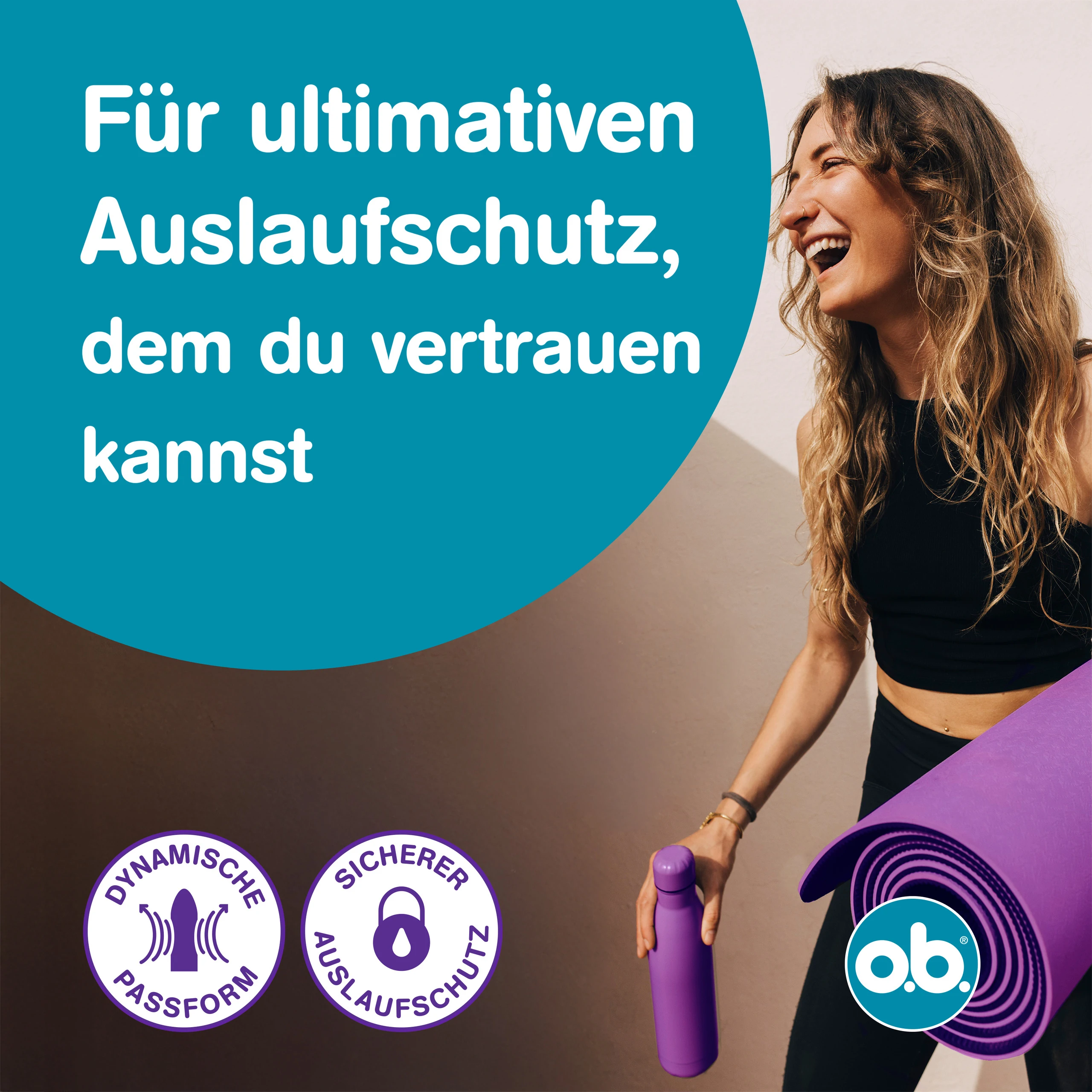 o.b. ® ExtraProtect Super Plus - Dynamische Passform und sicherer Auslaufschutz