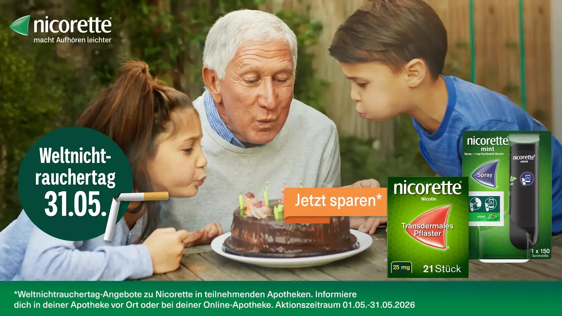 nicorette Rabattaktion - Jetzt 30% Rabatt auf nicorette Produkte sichern!