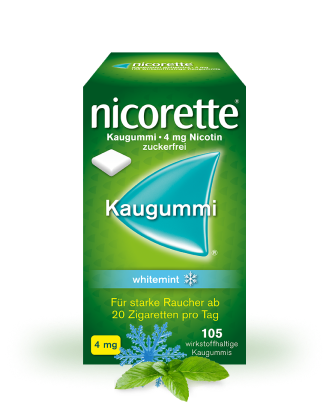 nicorette® Kaugummi whitemint 4mg