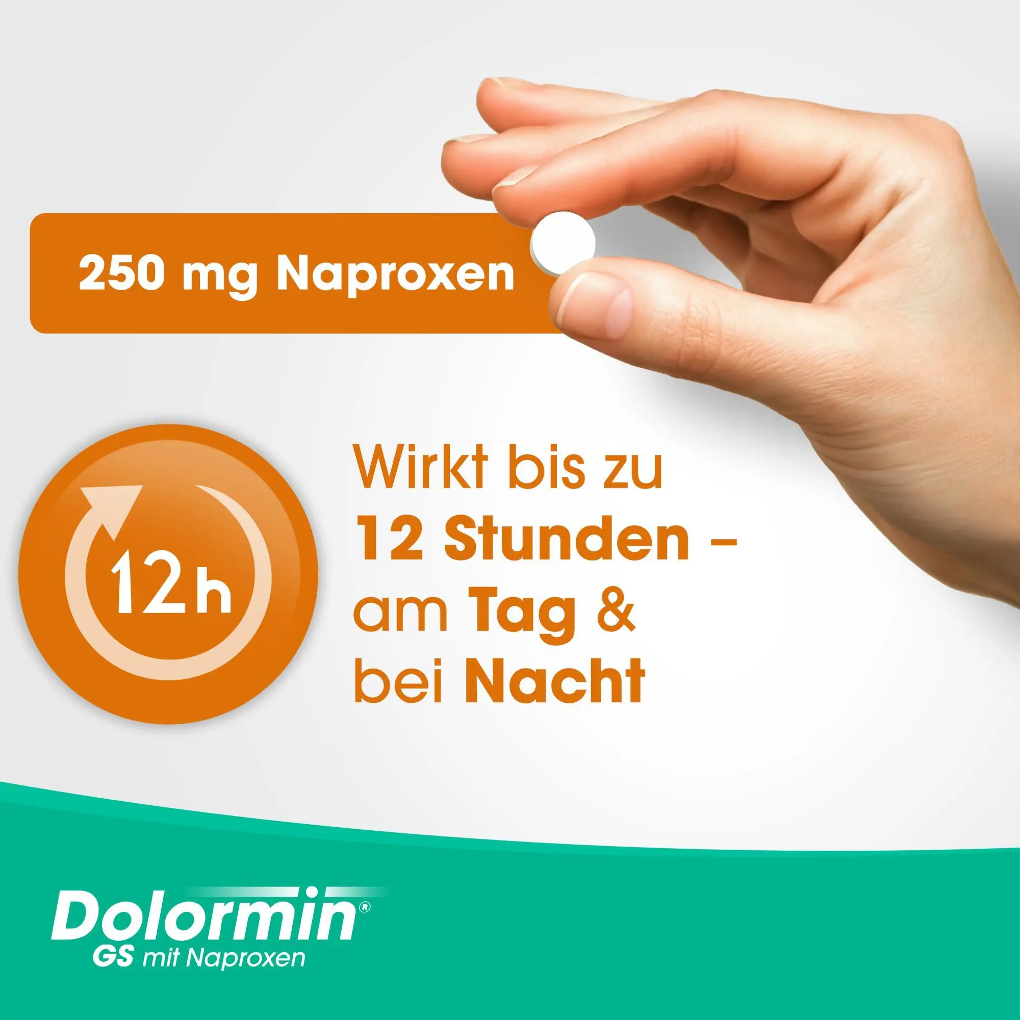 Wirkt bis zu 12 Stunden - am Tag bei & Nacht