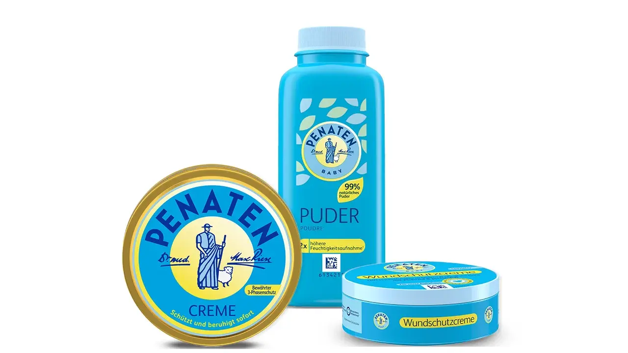 Die Penaten Produkte fürs Wickeln.