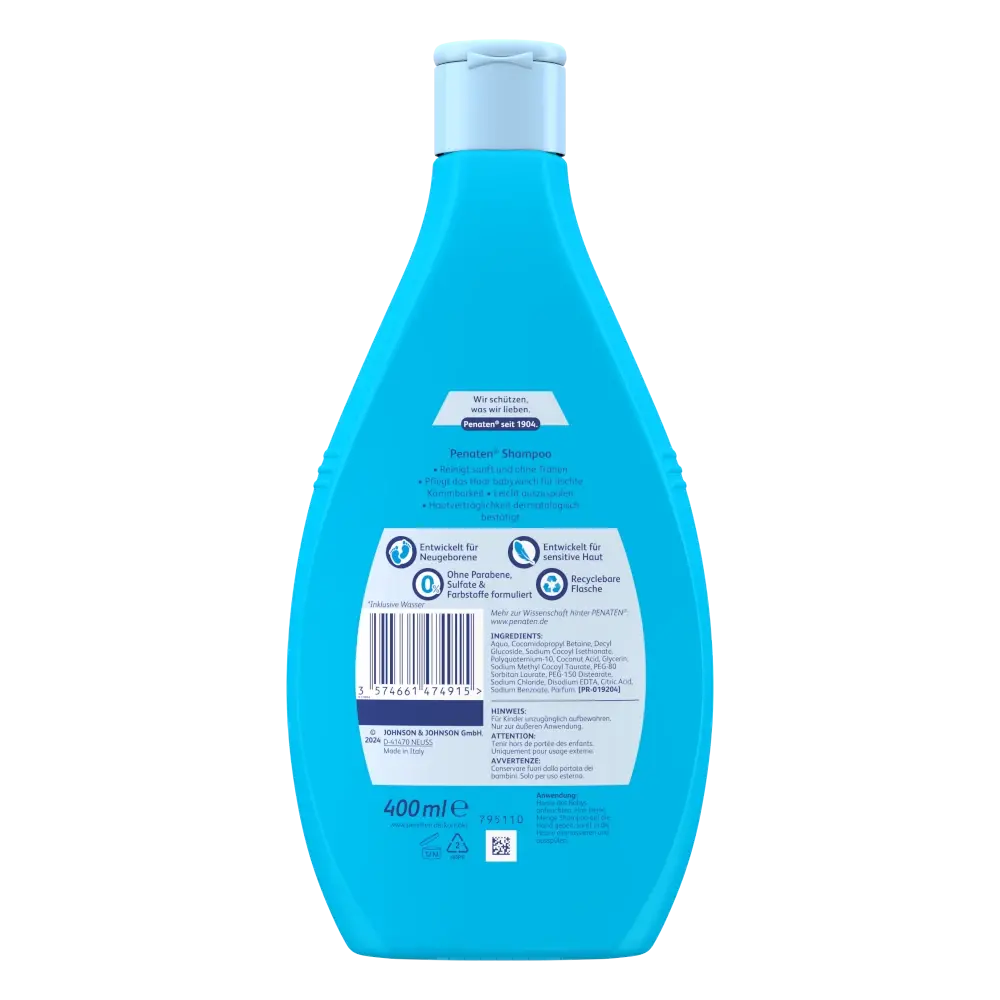 Penaten® Shampoo – Rückseite