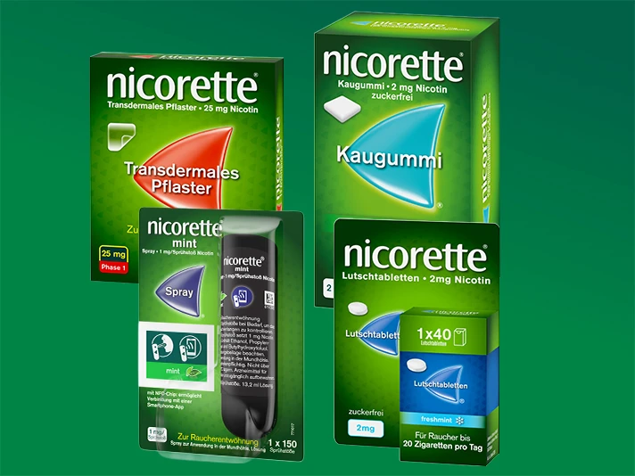 nicorette Nikotinersatzprodukte