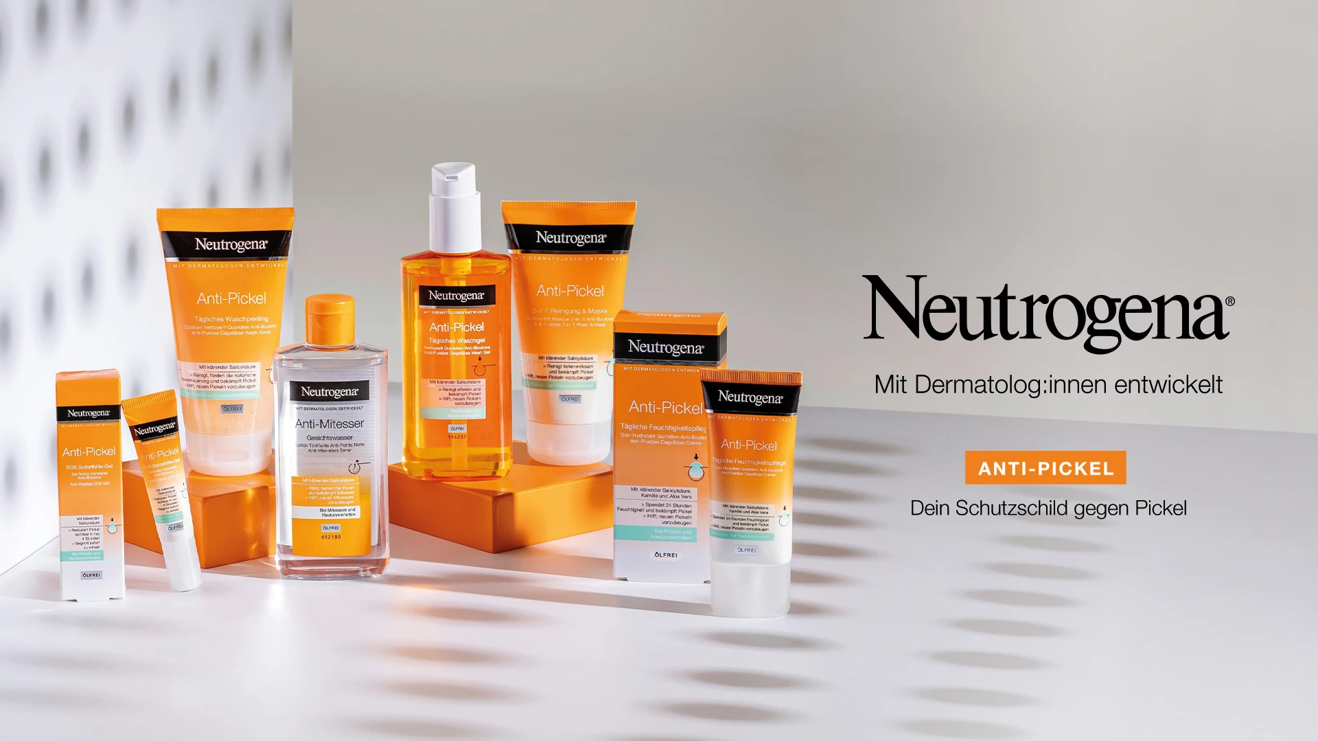 Neutrogena® Mit Dermatolog:innen entwickelt. Anti Pickel – Dein Schutzschild gegen Pickel