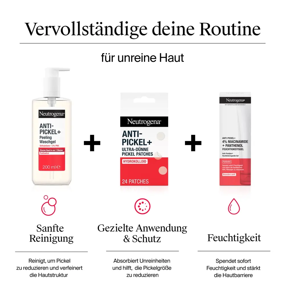 Neutrogena® Vervollständige deine Routine für unreine Haut