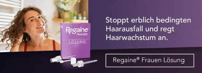 Regain Frauen Lösung - Stoppt erblich bedingten Haarausfall und regt Haarwachstum an