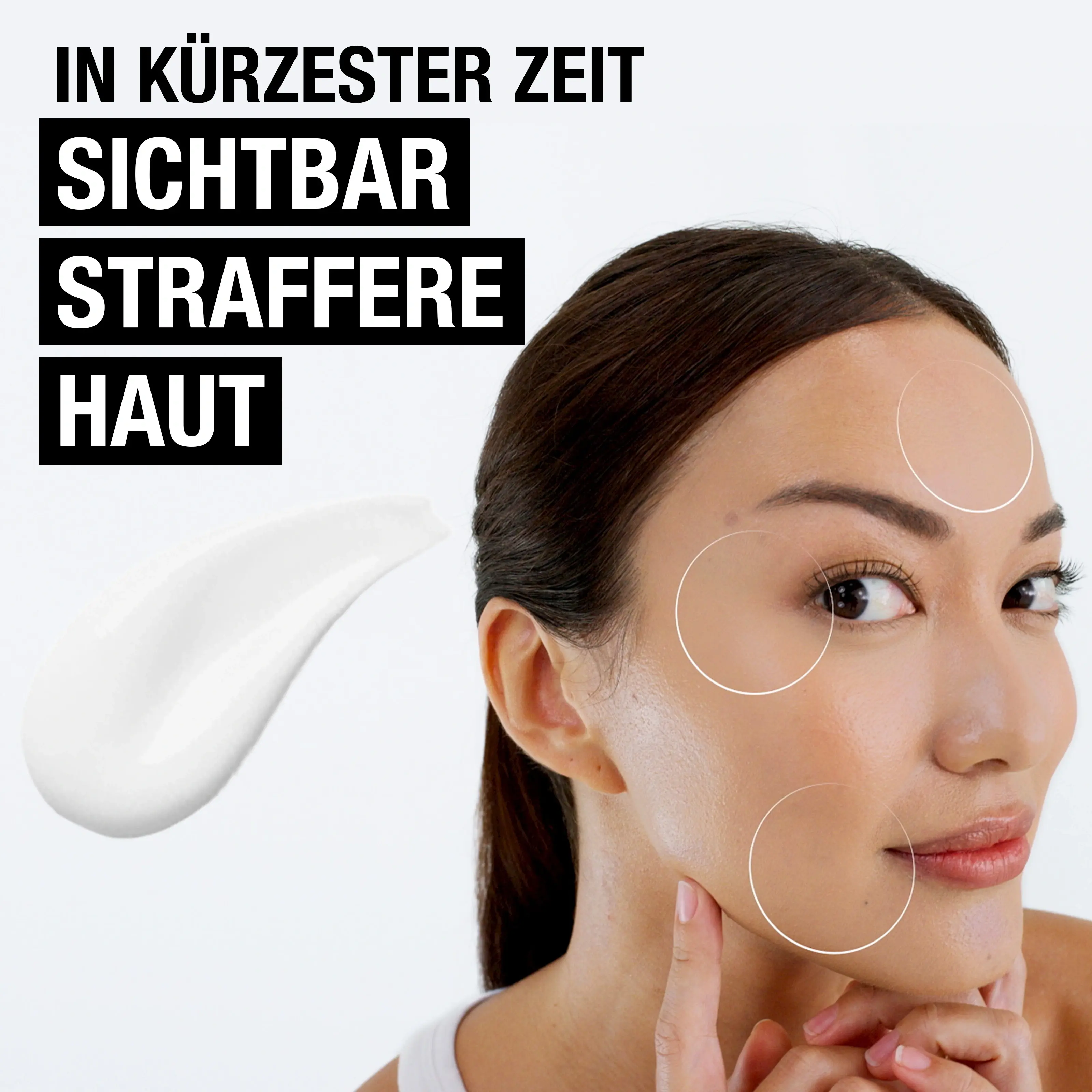 kürzester Zeit – sichtbar straffere Haut