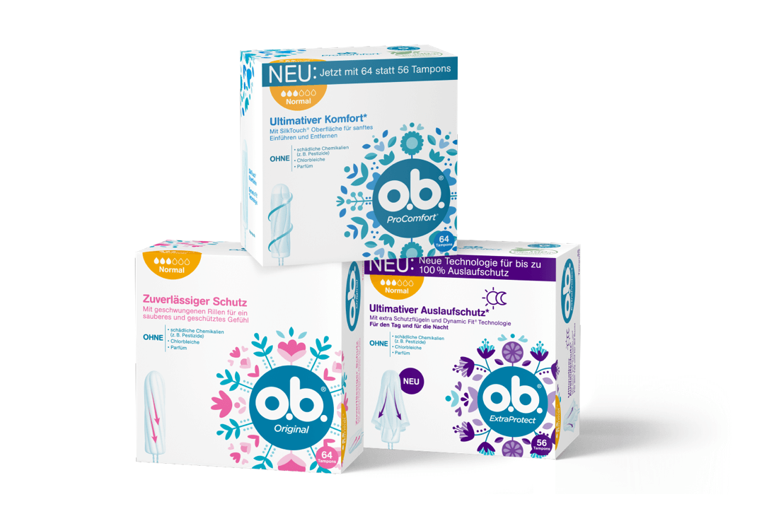 o.b.® Tampons Produktlinie