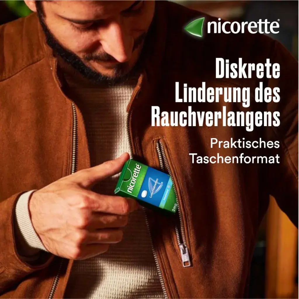 Diskrete Linderung des Rauchverlangens