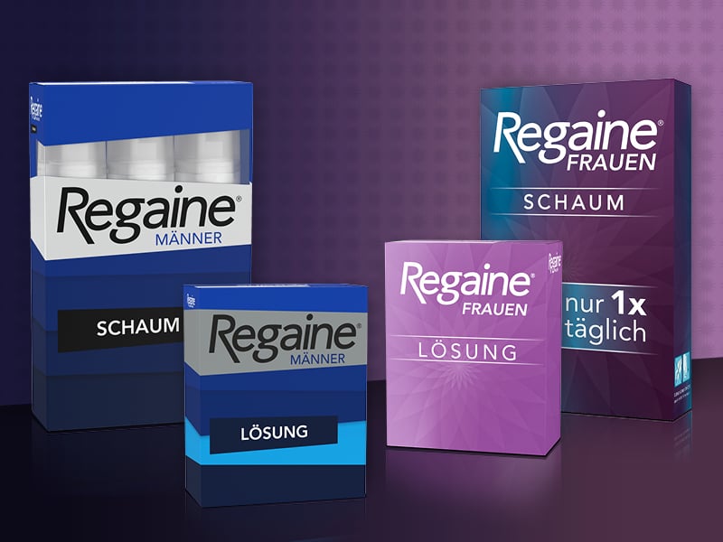 Regaine Produkte Übersicht