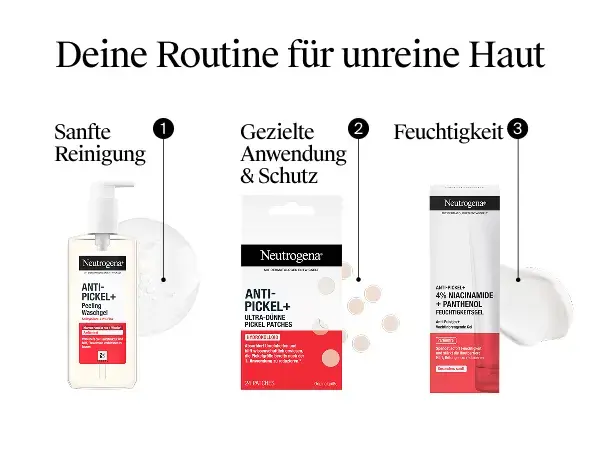 Deine Routine für unreine Haut
