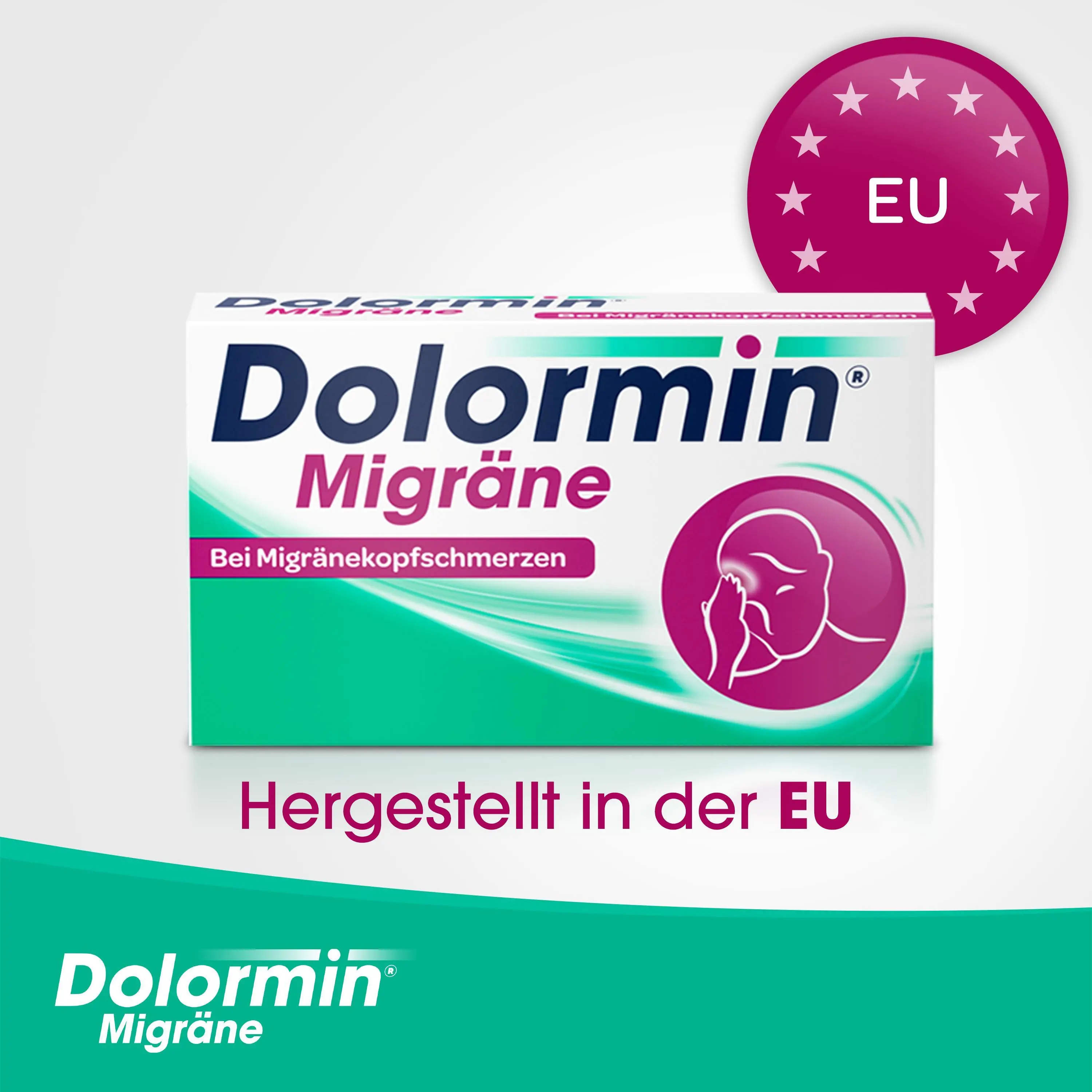 Dolormin Migräne, hergestellt in der EU