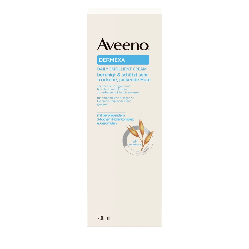 Aveeno® Dermexa Emollientien Creme, parfümfrei