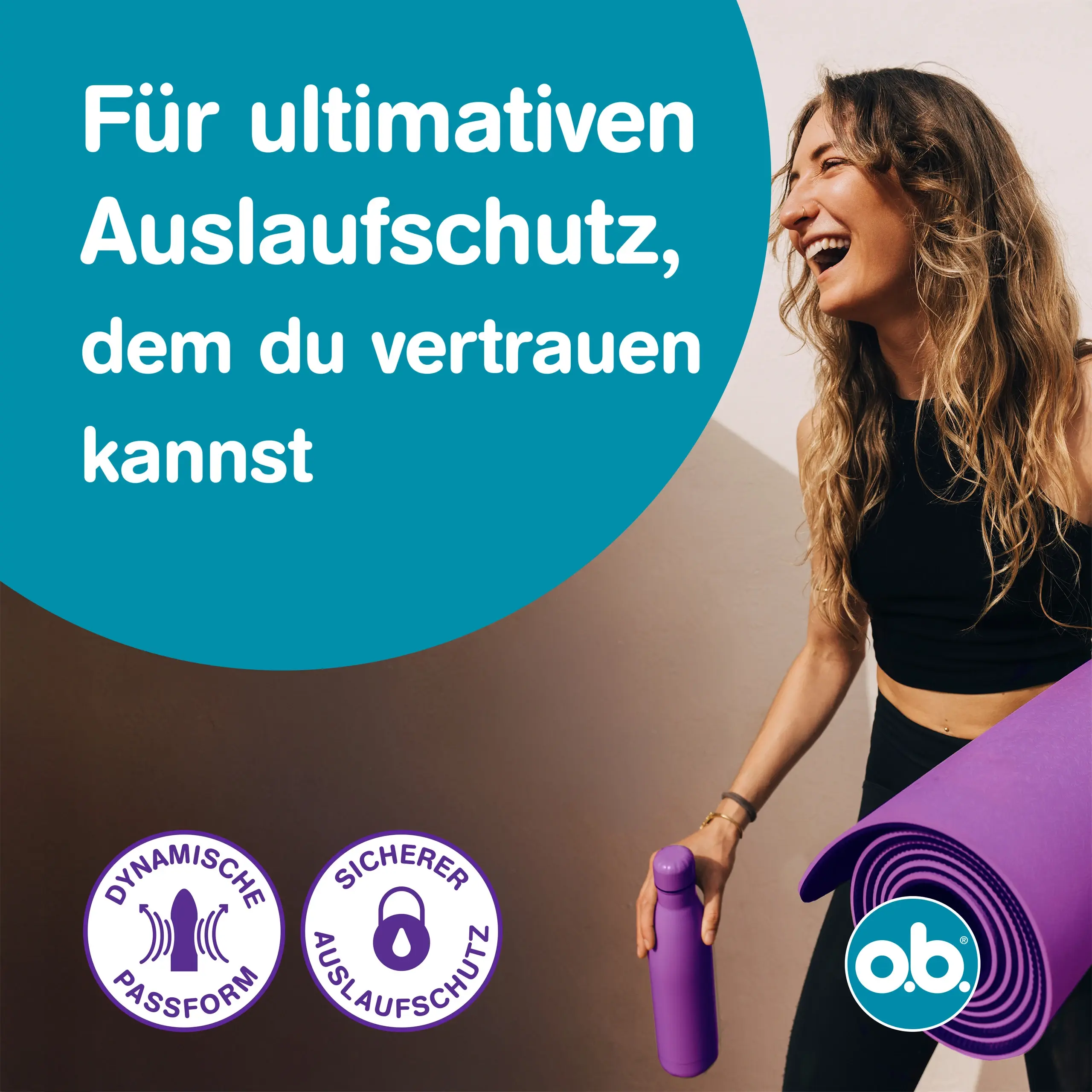 o.b. ® ExtraProtect Super - Dynamische Passform und sicherer Auslaufschutz
