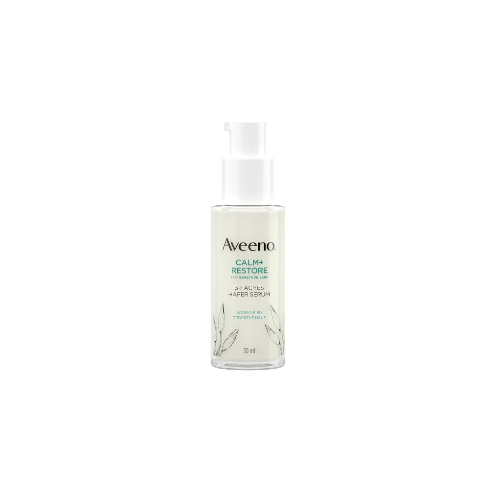 Aveeno® Calm + Restore™ 3-faches Hafer Serum, 30ml – Produktbild Vorderseite