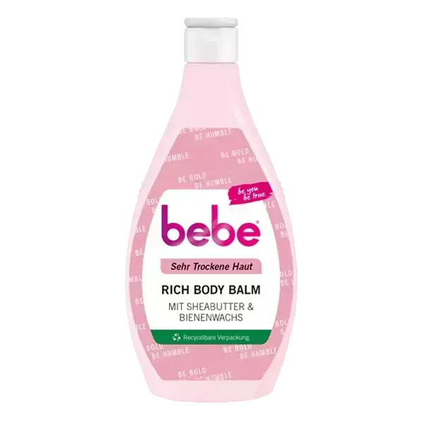 bebe Rich Body Balm – recycelbare Verpackung