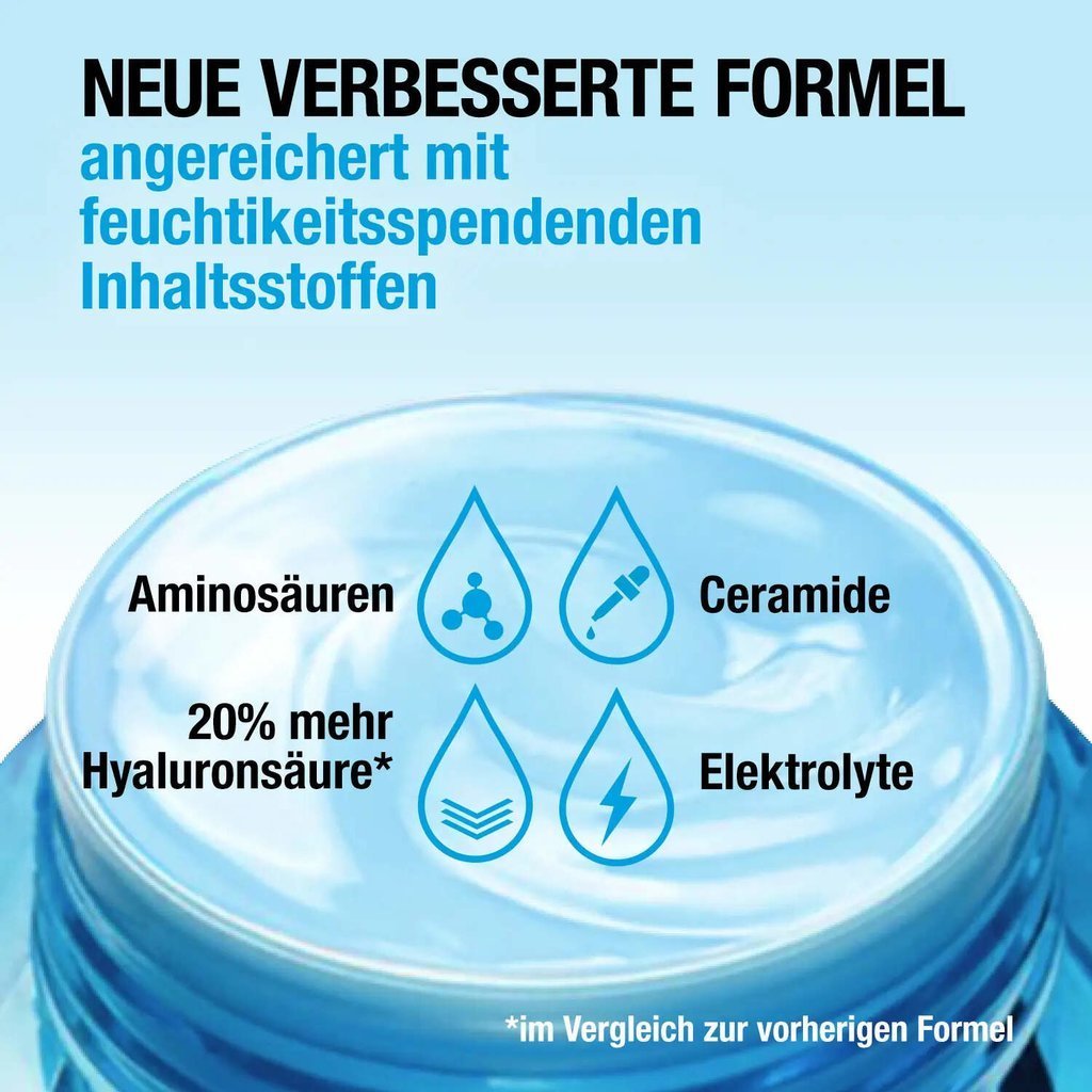 Aqua Creme – Ölfrei. Parfümfrei. Frei von Farbstoffen. Verstopft die Poren nicht. 