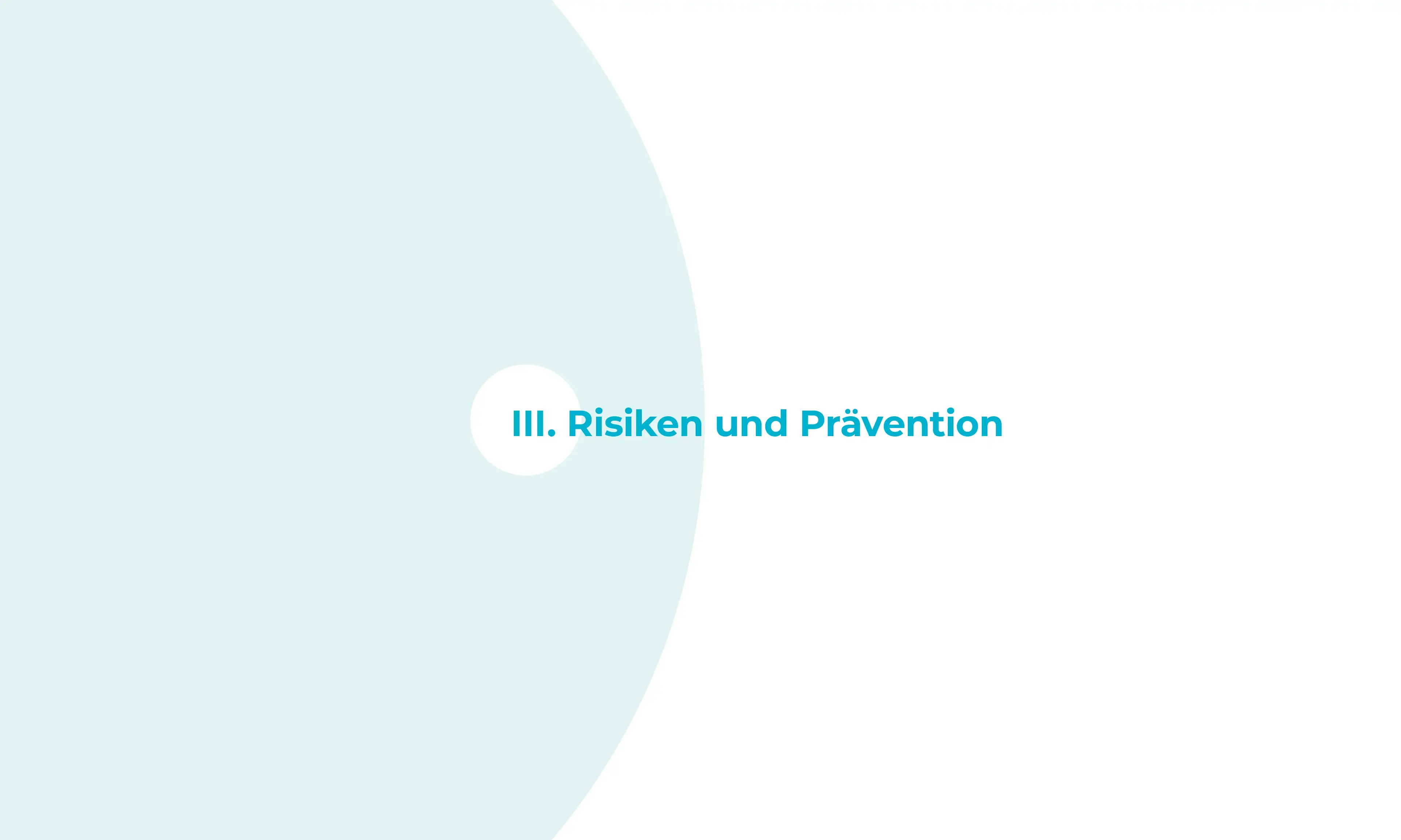 Risiken und Prävention