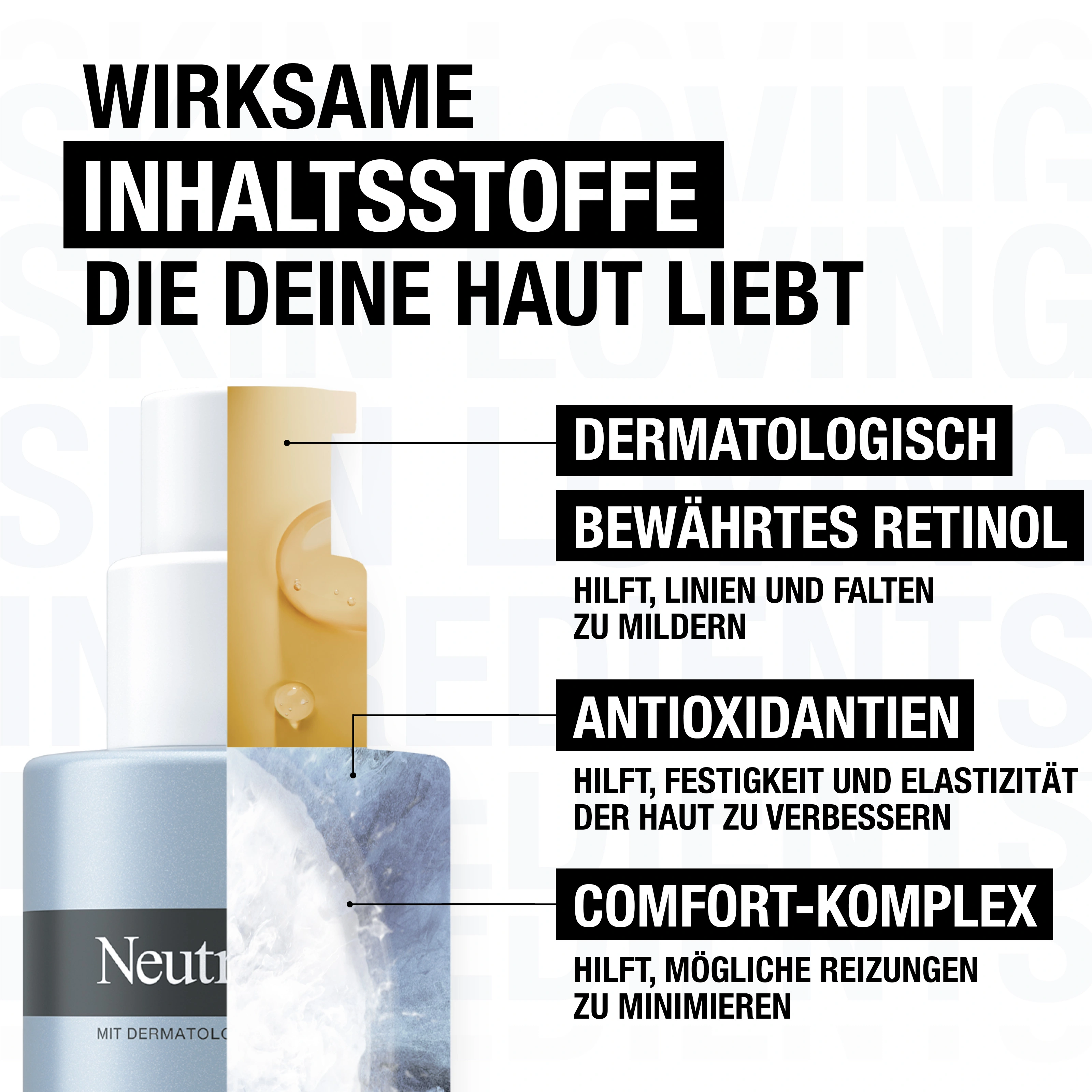 Wirksame Inhaltstoffe die Deine Haut liebt