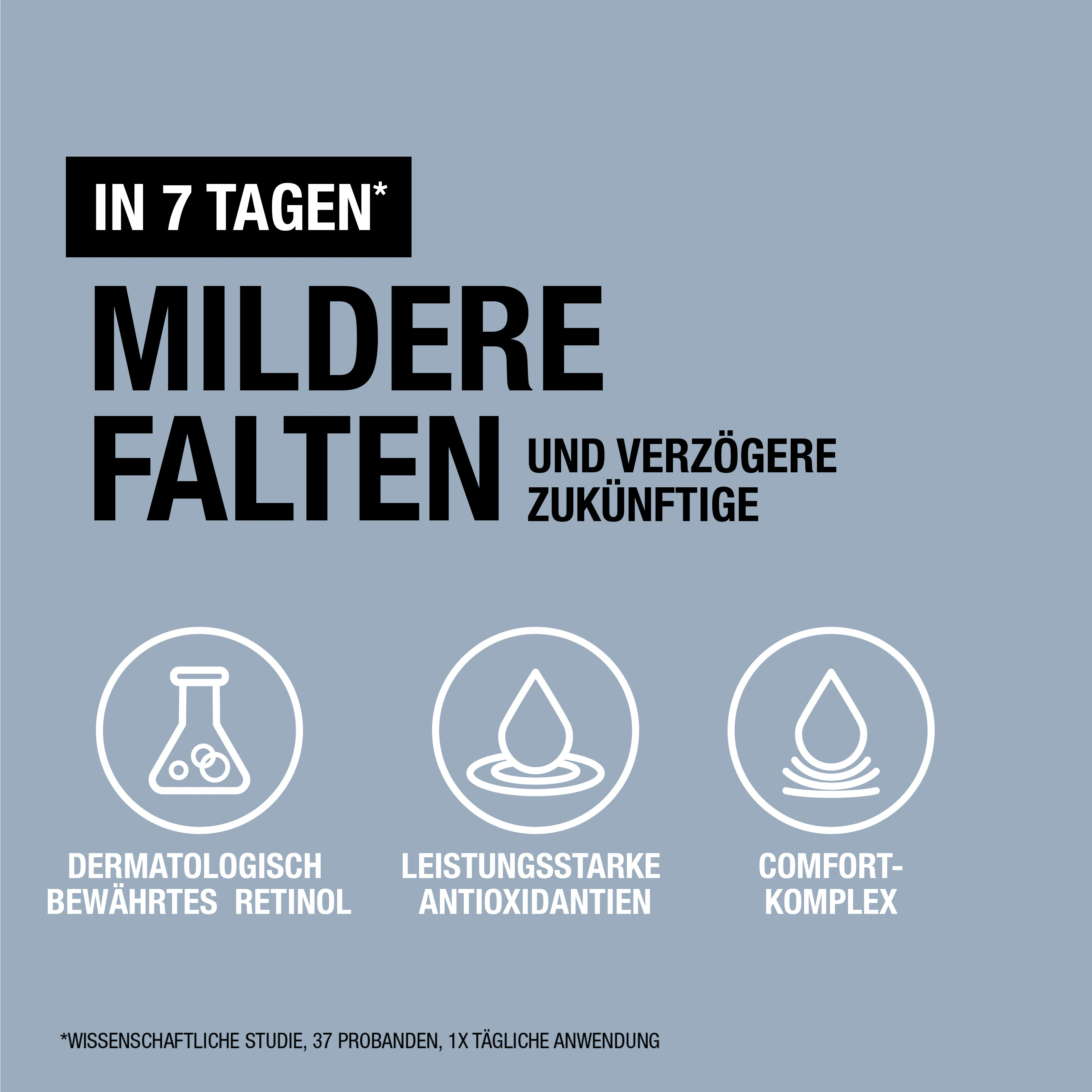 In 7 Tagen mildere Falten und verzögere zukünftige