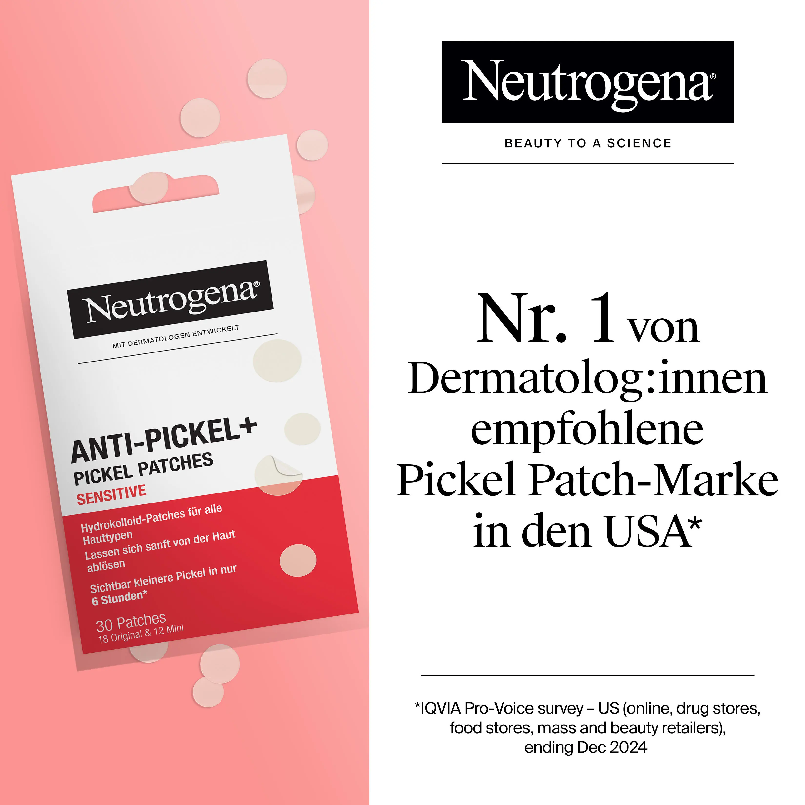 Nr.1 von Dermatolog:innen empfohlene Pickel Patch-Marke in den USA