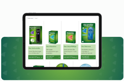 Welches ist das richtige nicorette® Produkt für dich