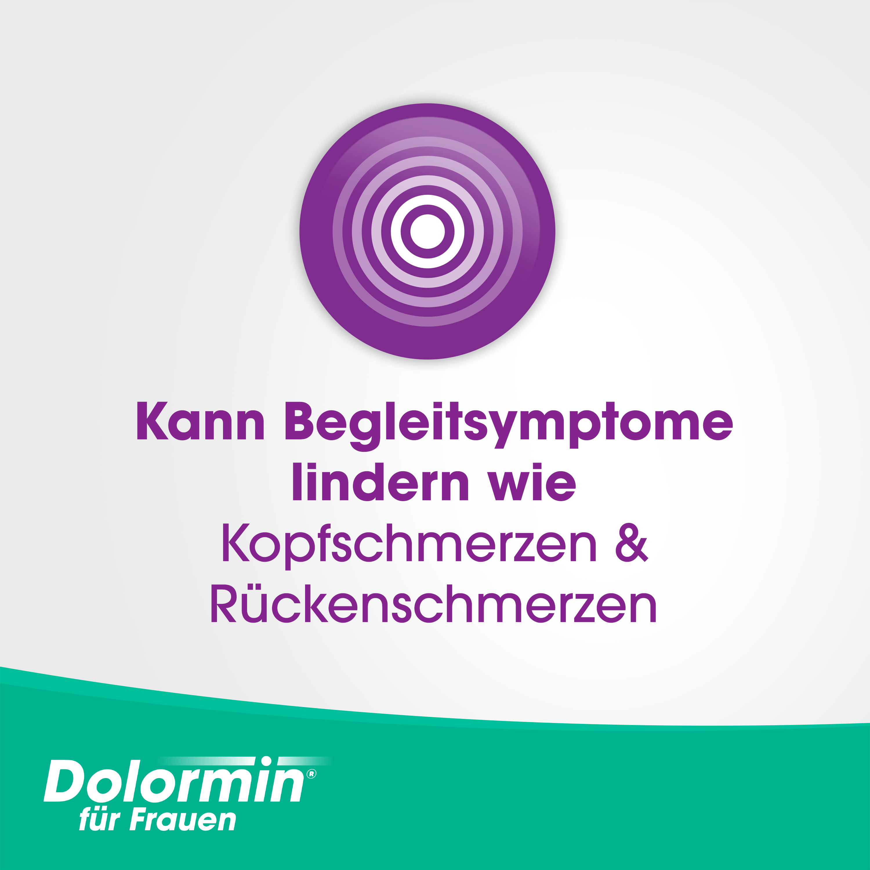 Kann Begleitsymptome lindern wie Kopfschmerzen & Rückenschmerzen