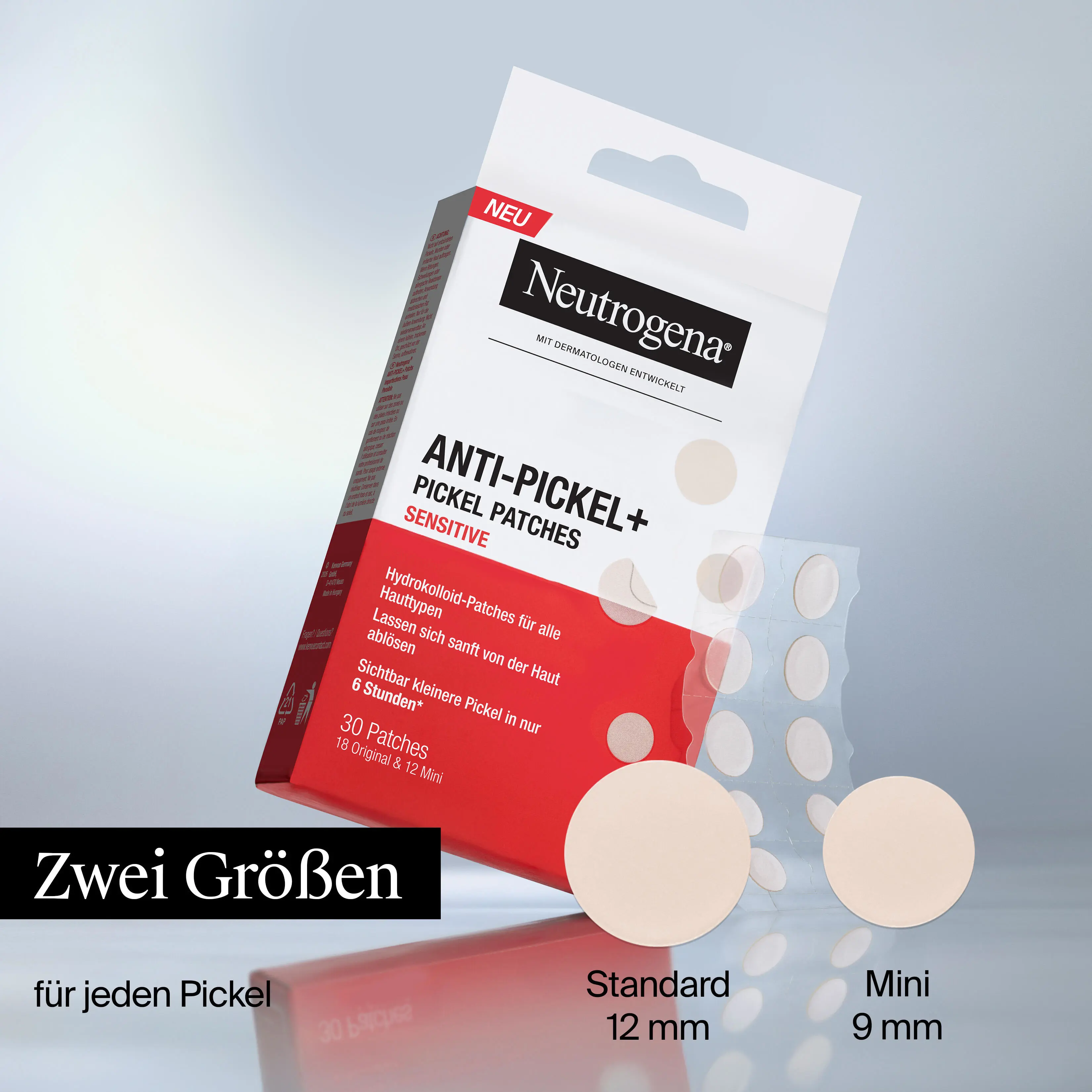 Zwei Größen, für jeden Pickel