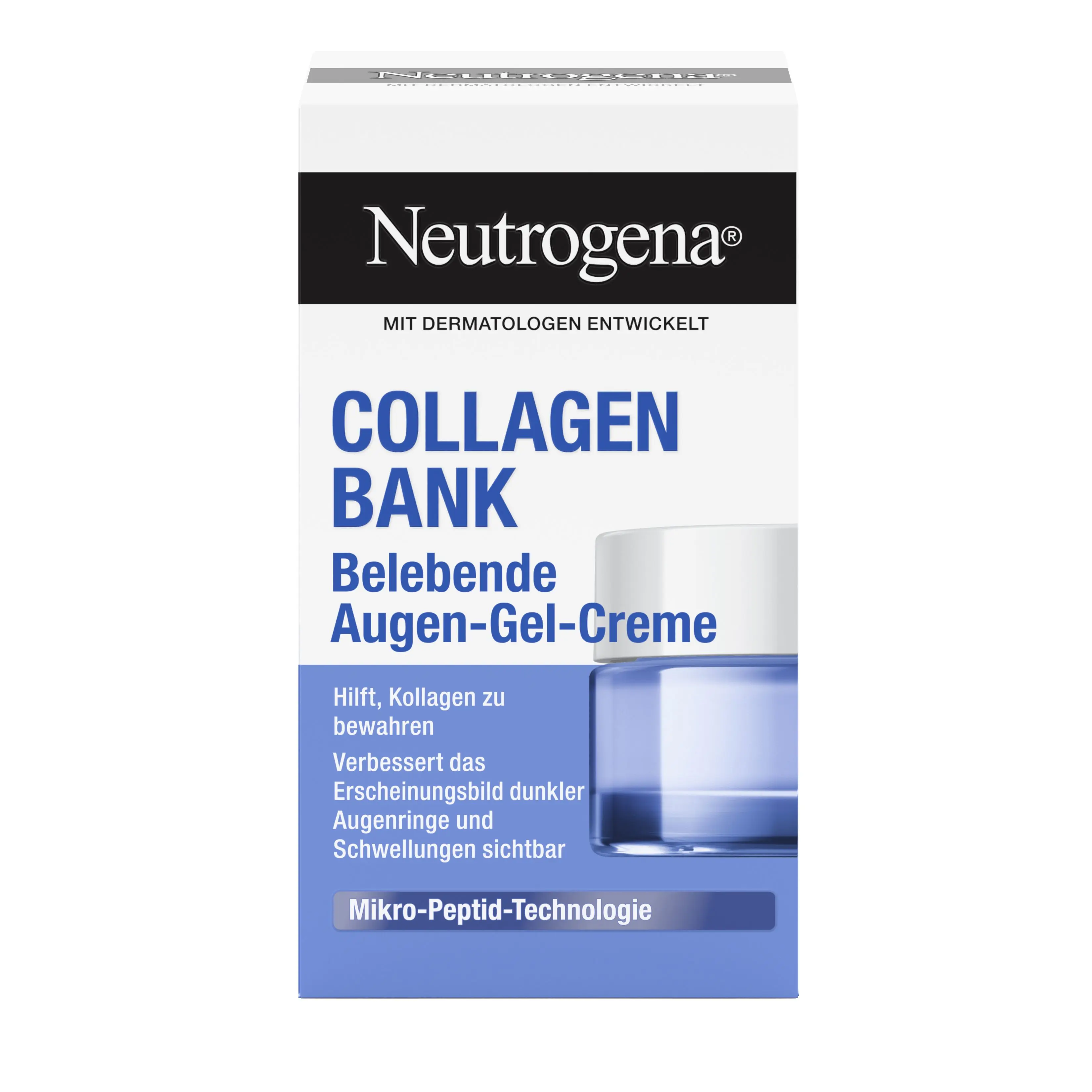 Neutrogena® Collagen Bank Belebende Augen-Gel-Crème Packshot von vorne