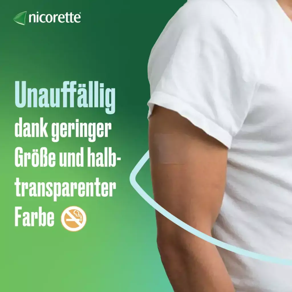Unauffällig dank geringer Größe und halb-transparenter Farbe