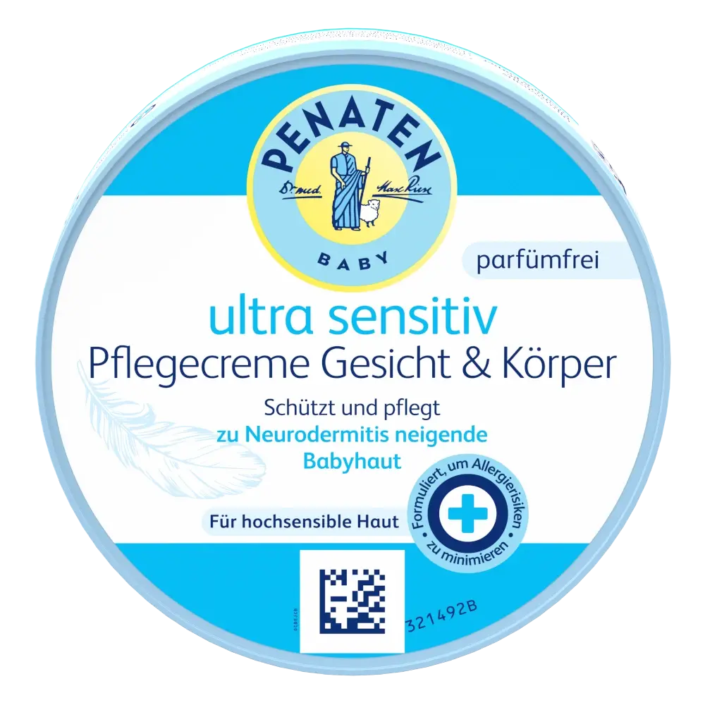 Penaten® Ultra Sensitiv Pflegecreme Gesicht & Körper – Frontansicht