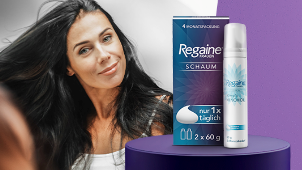 Anwendung Regaine® Frauen Schaum