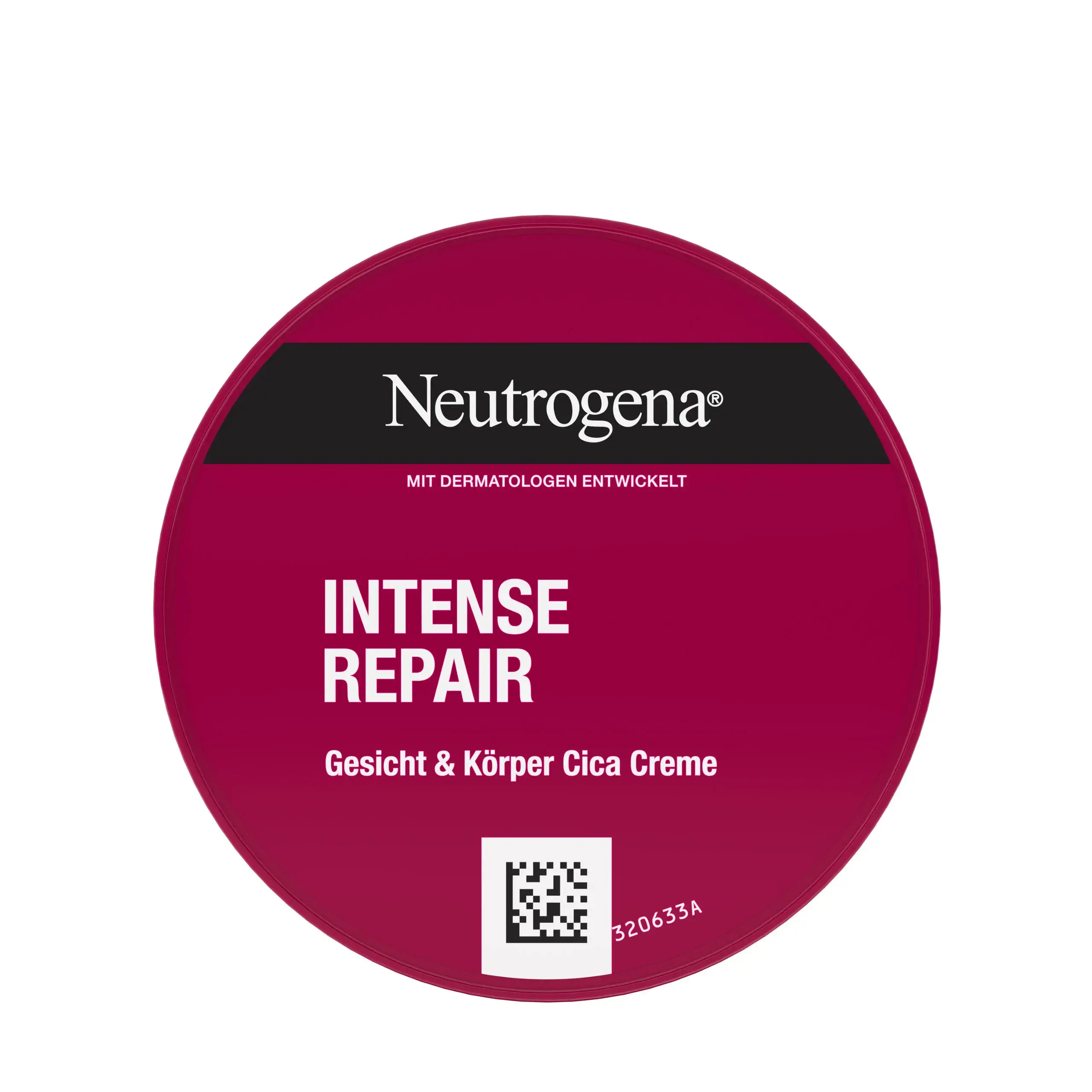 Neutrogena Norwegische Formel Intense Repair Gesicht & Körper CICA Creme Packshot von oben