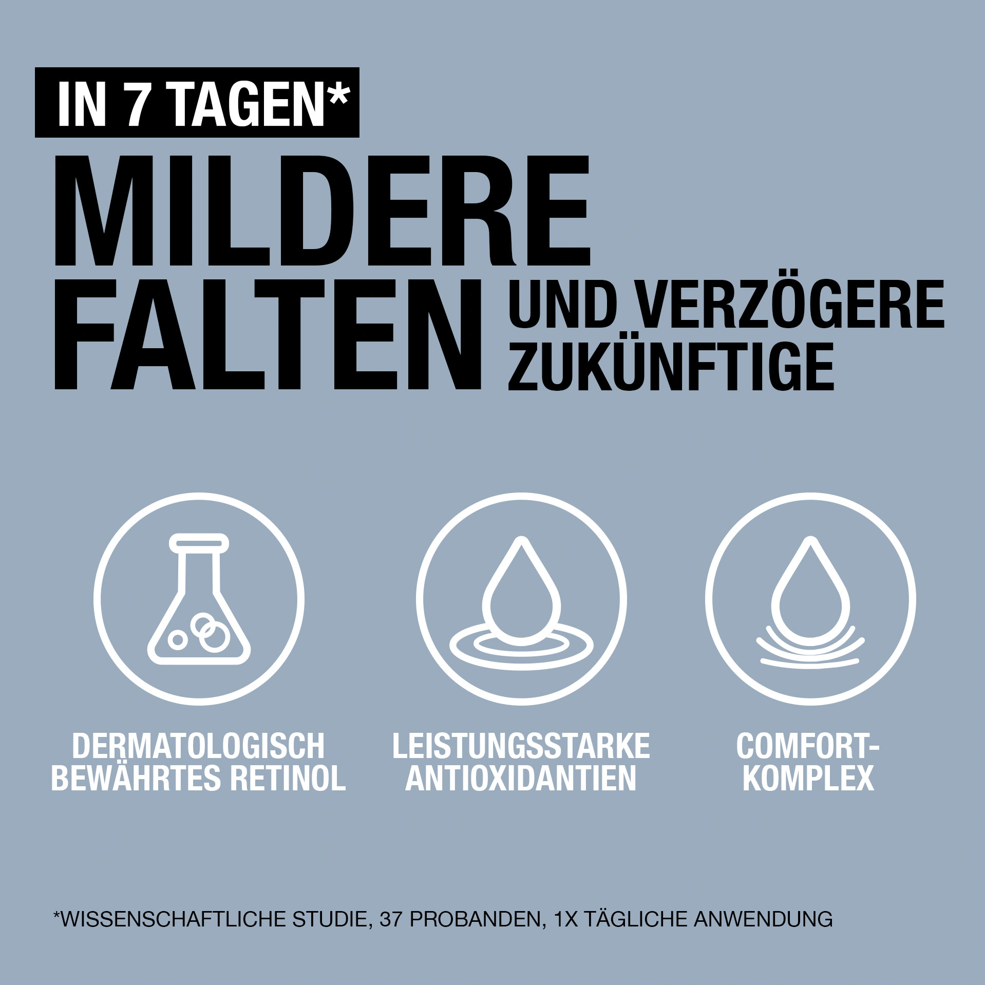 In 7 Tagen mildere Falten und verzögere zukünftige