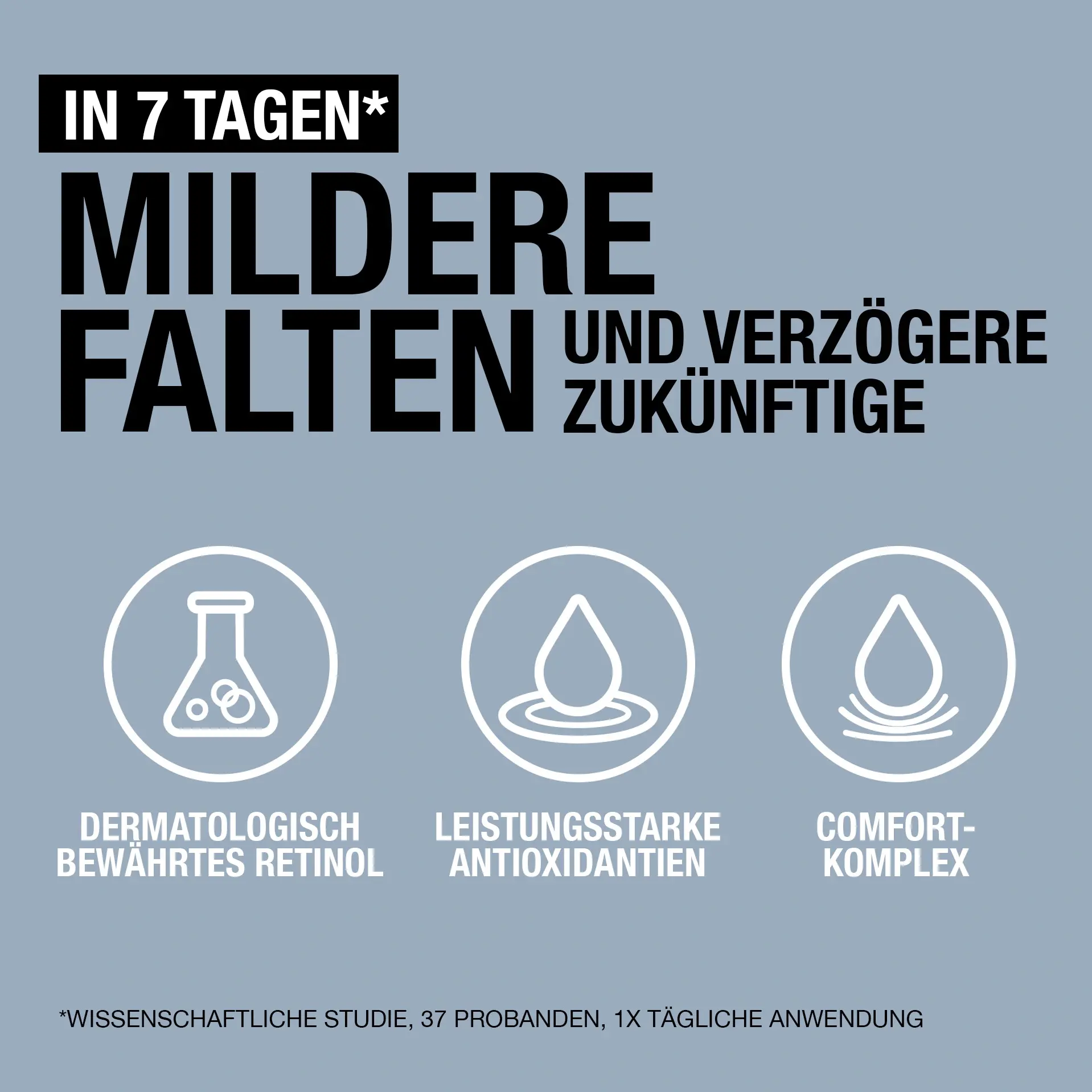 In 7 Tagen mildere Falten und verzögere zukünftige