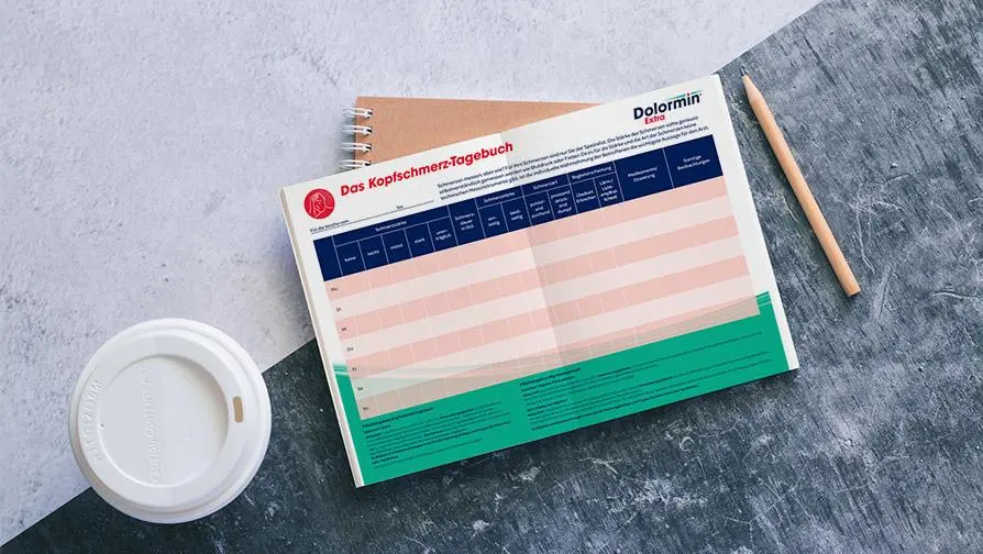 Das Dolormin Kopfschmerztagebuch