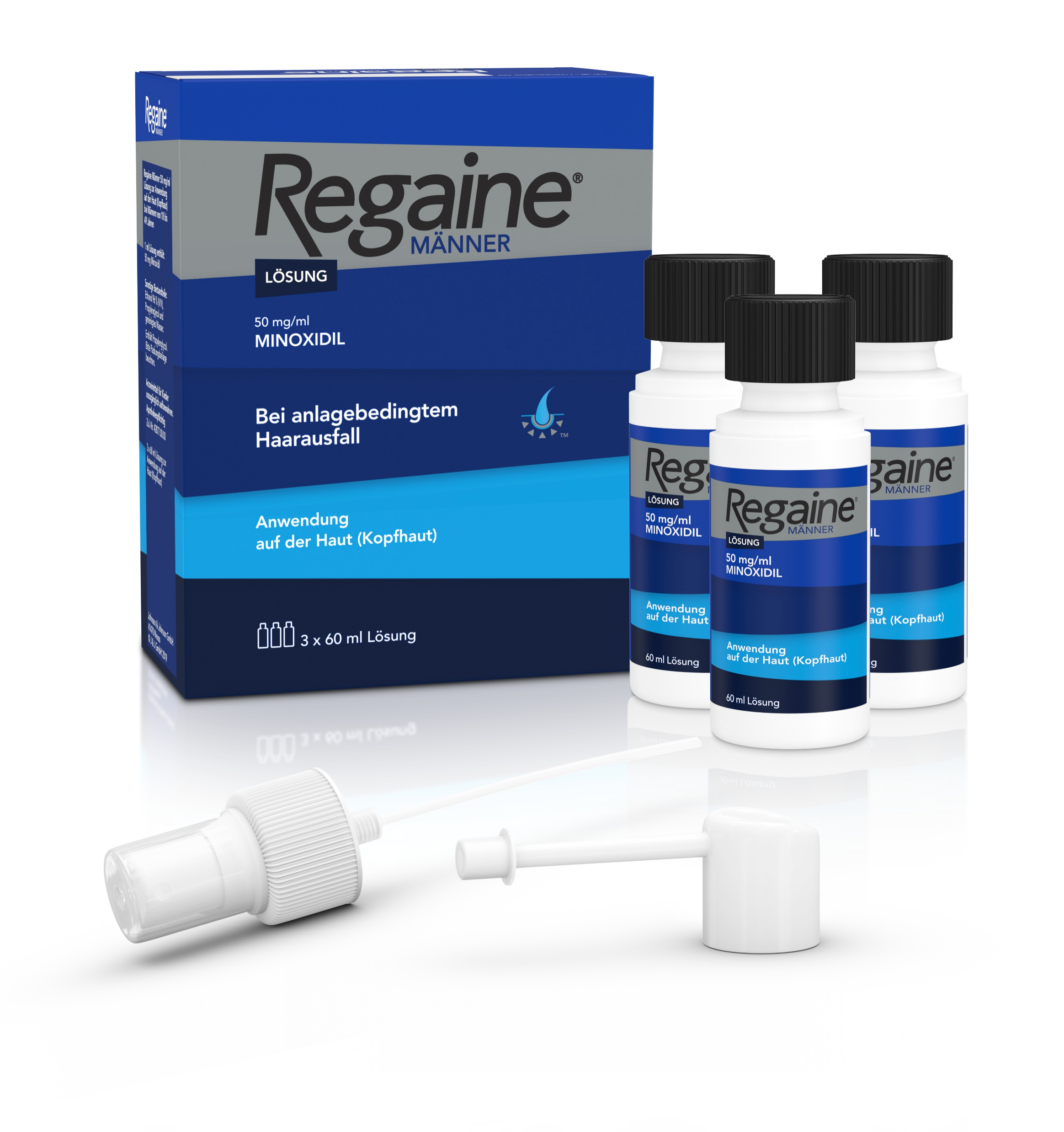 Applikatoren REGAINE® MÄNNER Lösung