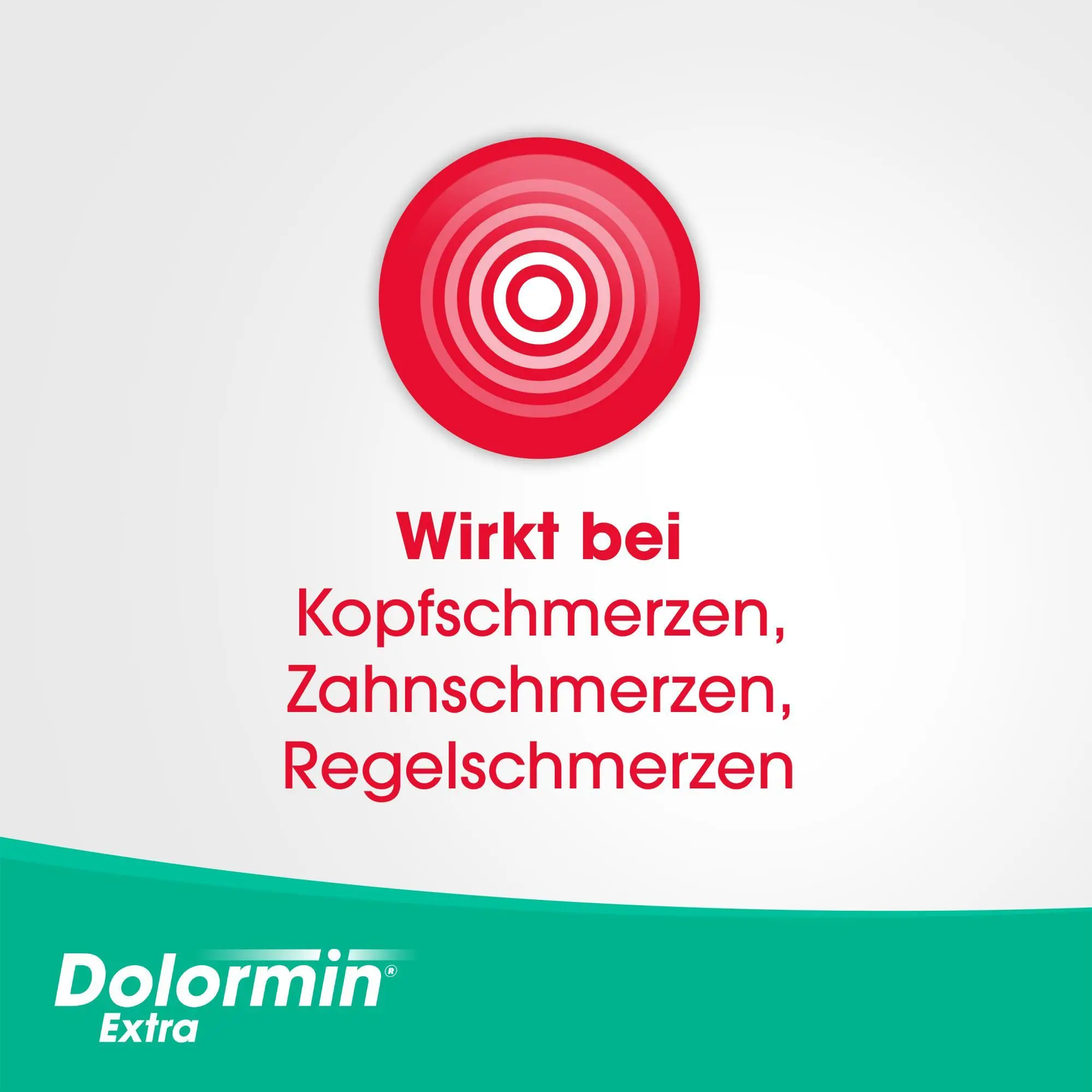 Wirkt bei Kopfschmerzen, Zahnschmerzen, Regelschmerzen​